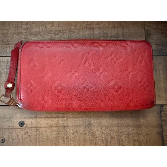 Louis Vuitton Zippy Wallet Women's Monogram Leather Long Zip Clutch France - Picture 2 of 16